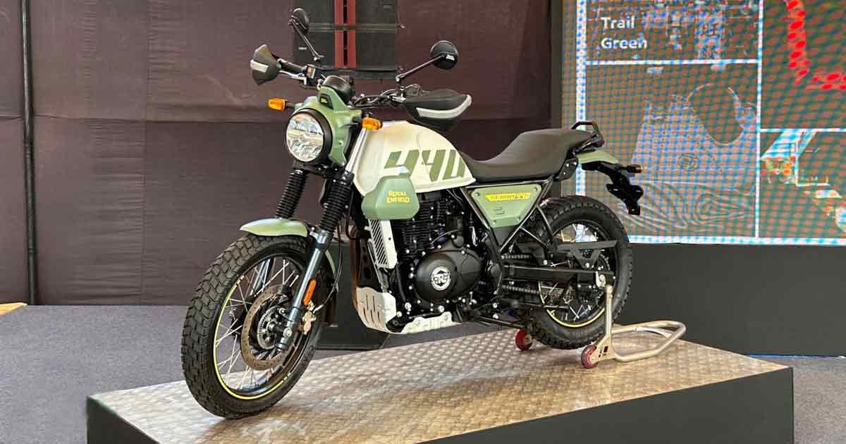 Royal Enfield Scram 440 breaks cover