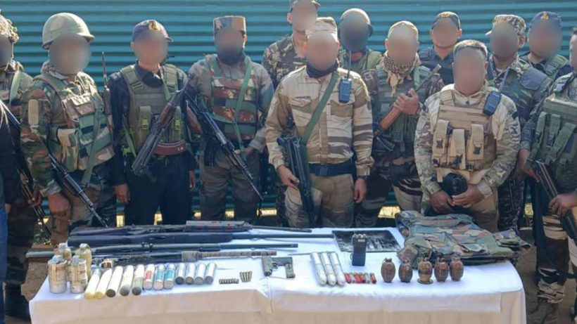 Security Forces Recover 29 Weapons and Ammunition in Manipur