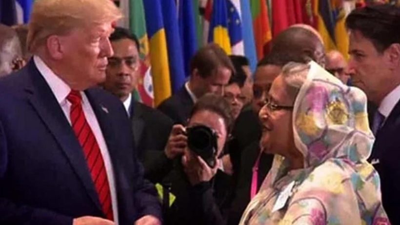 Sheikh Hasina, Donald Trump