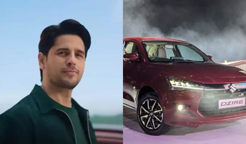 Sidharth Malhotra named brand ambassador for new Maruti Suzuki Dzire