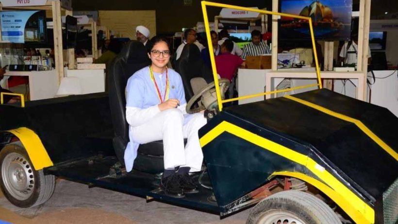 Suhani Chauhan Young Innovator of So-Apt Agro Vehicle Wins Rashtriya Bal Puraskar