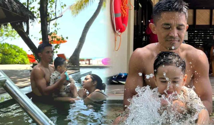 Sunil Chhetri Spends Quality Time with Family