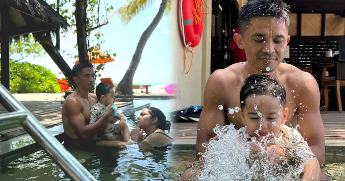 Sunil Chhetri Spends Quality Time with Family