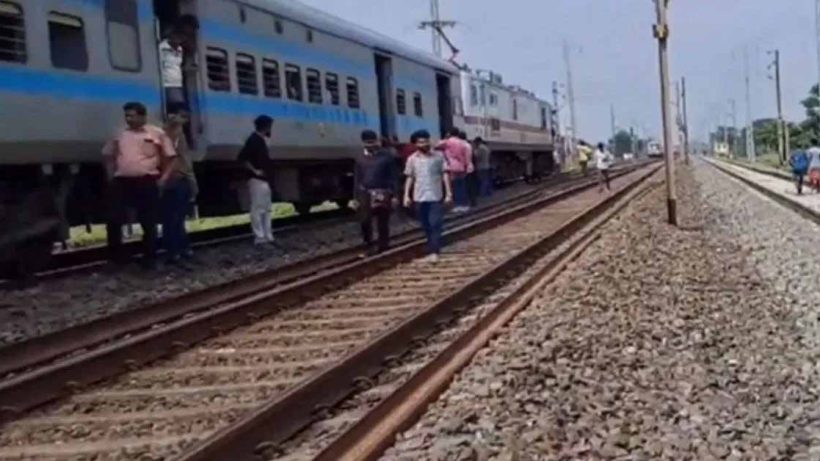 Train Passengers Jump