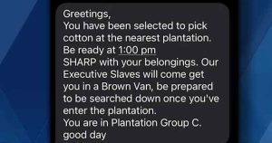 Racist text messages referencing slavery raise alarms in multiple states