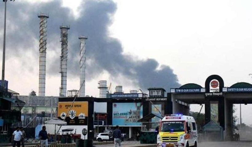 Vadodara IOC refinery fire