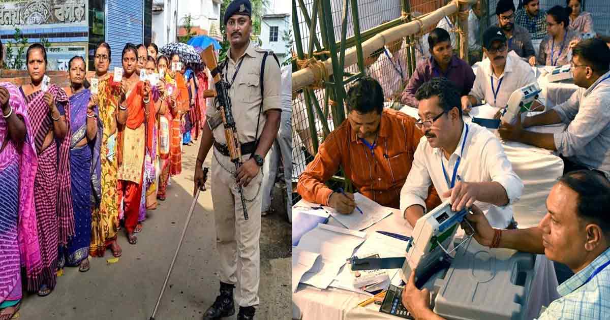 Tense situation and allegations in voting across six constituencies in the state on West Bengal Assembly By Election 2024