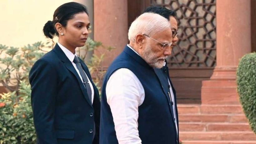 Woman SPG commando Prime Minister Narendra Modi