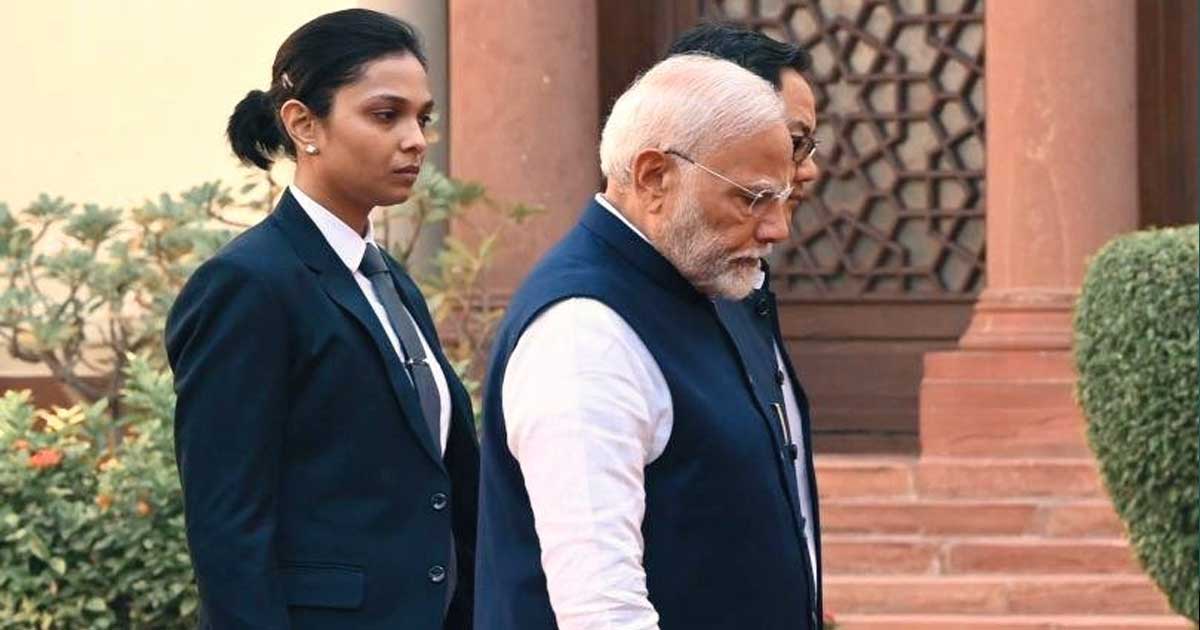 Woman SPG commando Prime Minister Narendra Modi