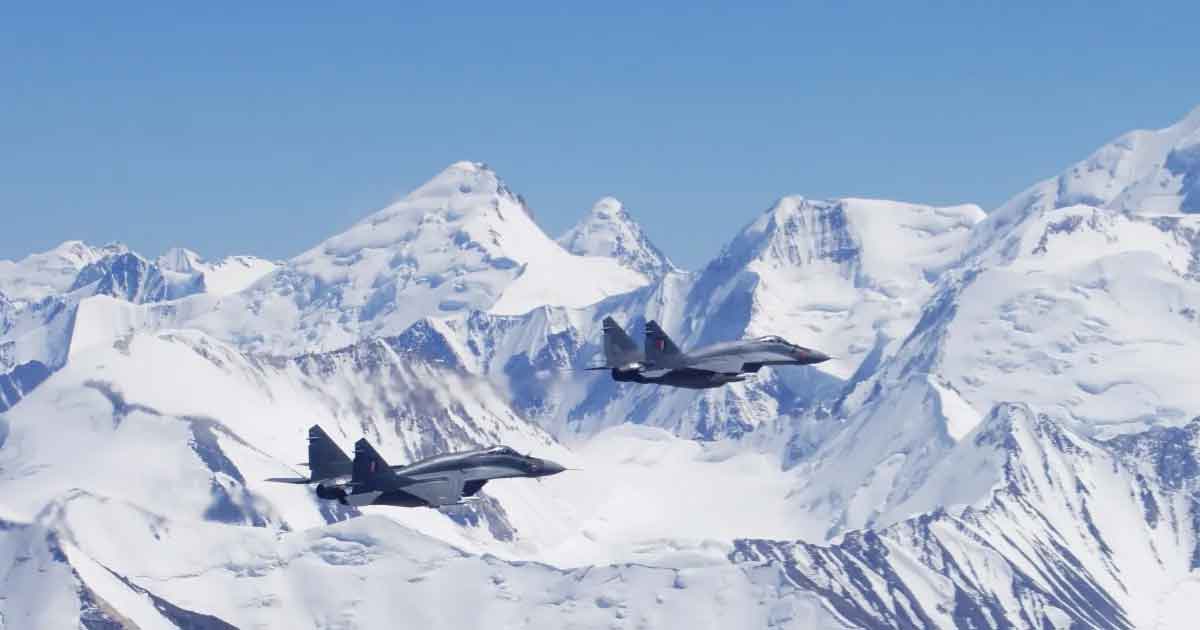 Indian air force advance landing ground in ladakh