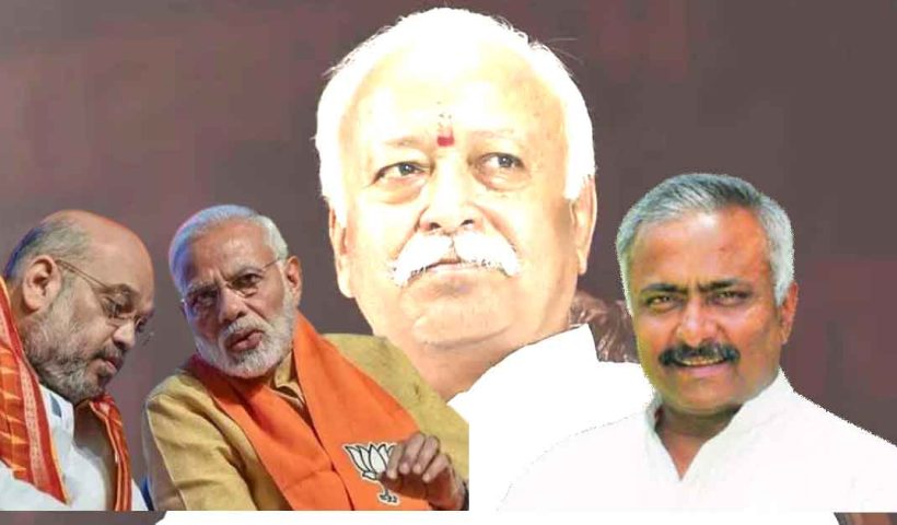 RSS backed Sanjay Joshi & Vasundhara Raj are on the race to be the next BJP Prez, 'Big trouble' for Modi-Shah