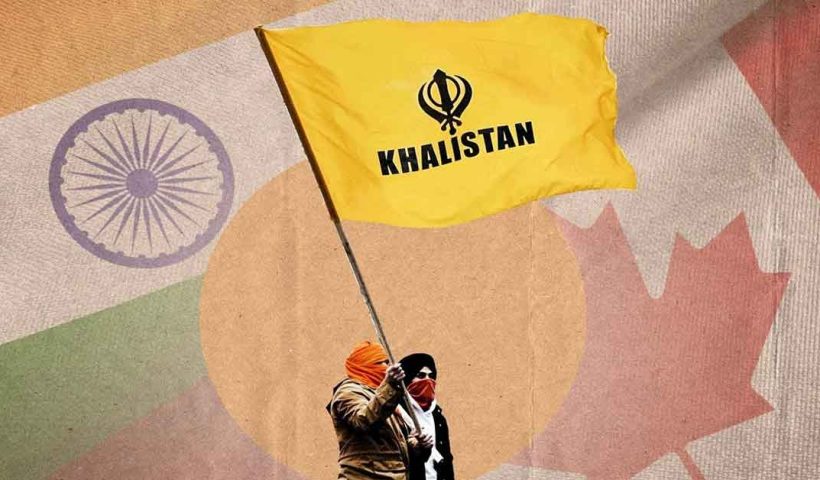 Canadians go back to Europe', Khalistan supporters shouts in procession