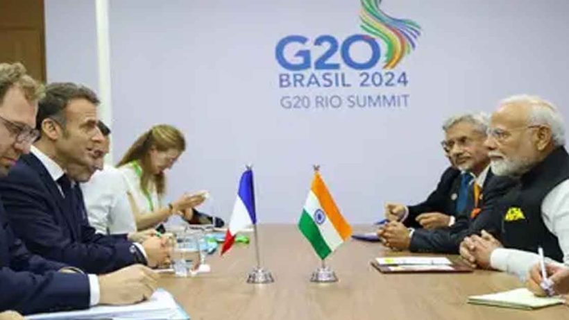 PM Modi Meets Giorgia Meloni at G20 Summit in Brazil