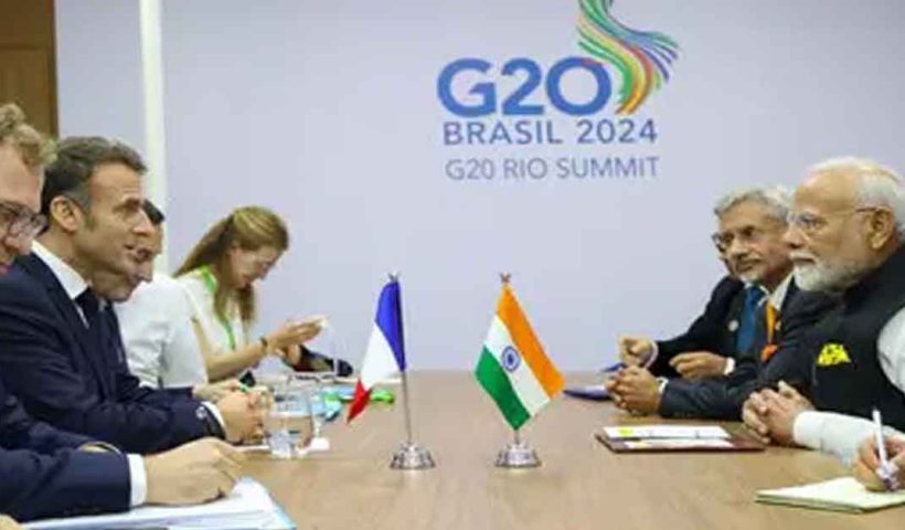 PM Modi Meets Giorgia Meloni at G20 Summit in Brazil