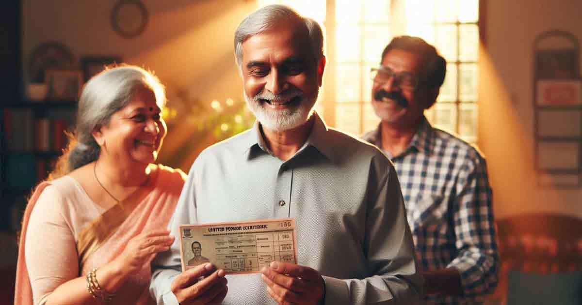 government employee pensioner receives their pension after the implementation of the 8th Pay Commission and the Unified Pension Scheme 2025