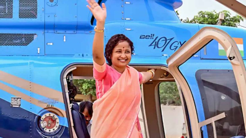 helicopter madam kalpana soren