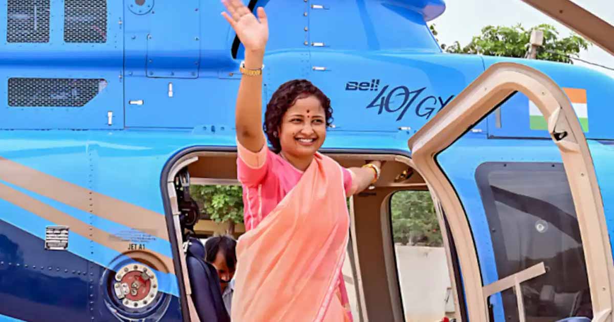 helicopter madam kalpana soren