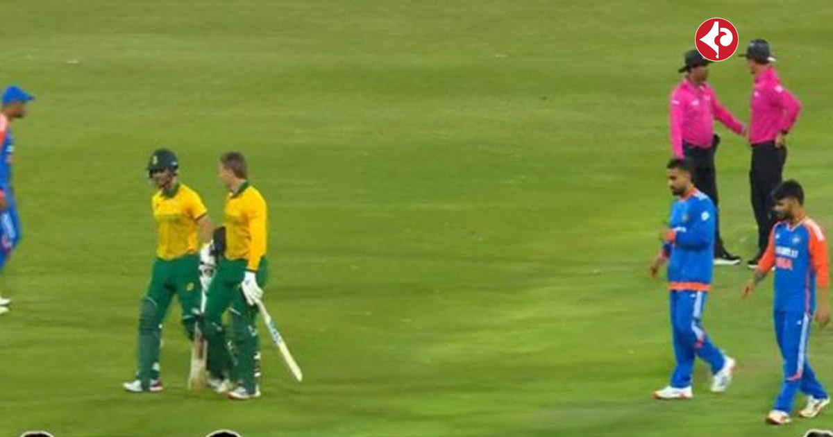 india-vs-south-africa-3rd-t20-match-stop-for-some-time-due-to-flying-ants