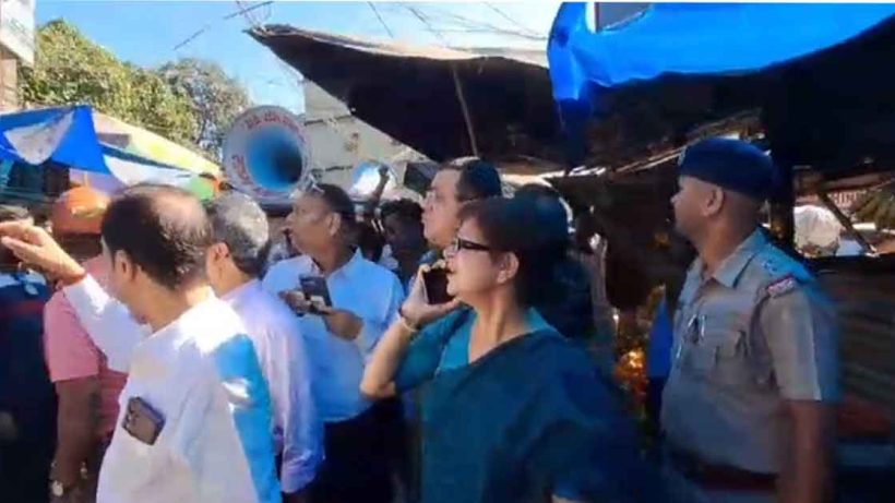Jalpaiguri Dinbazar Traders' Anger Over Unfulfilled Demands, Controversy Over Municipal Corporation's Drive