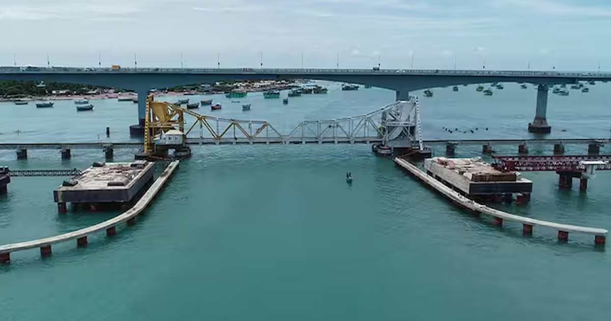 rameswaram Vertical Lift bridge