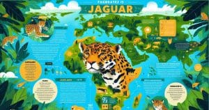 vibrant and informative infographic celebrating Jaguar Day