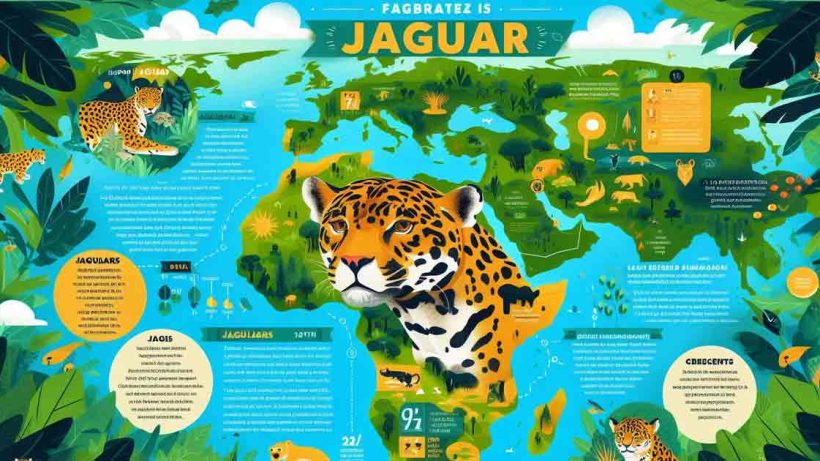 vibrant and informative infographic celebrating Jaguar Day