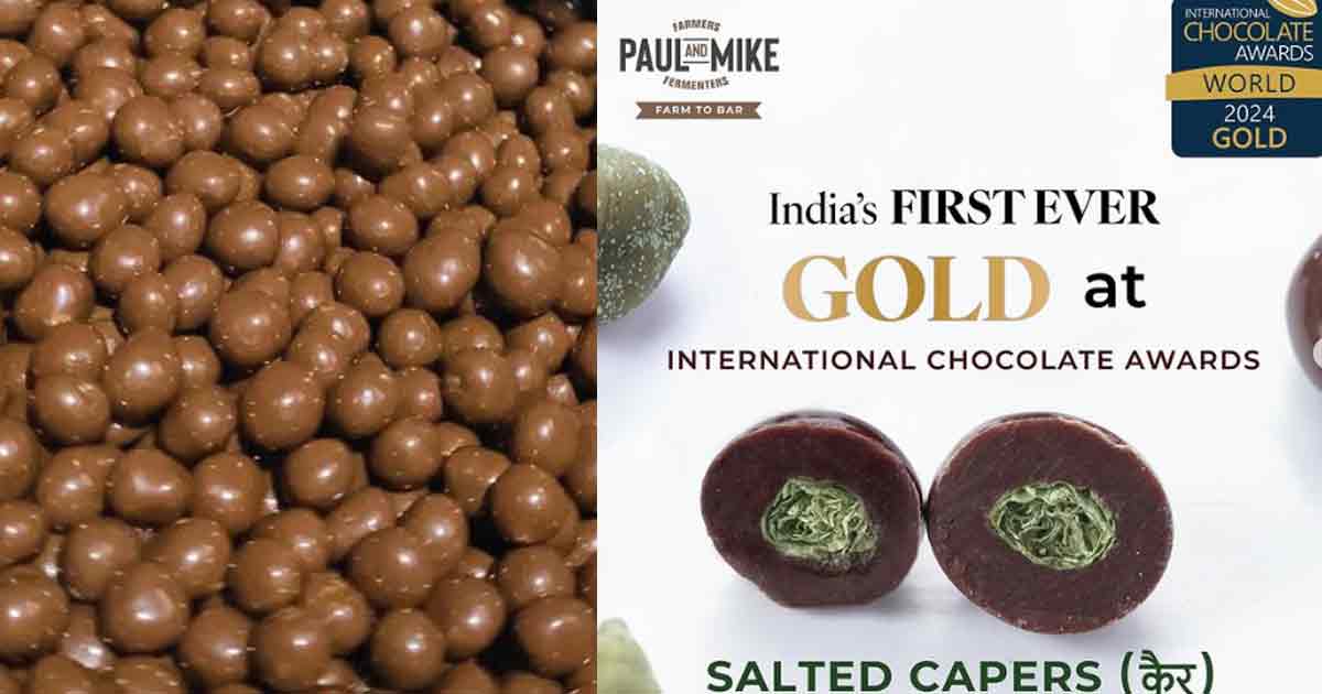 Indian Chocolate Wins Gold at International Chocolate Award 2024