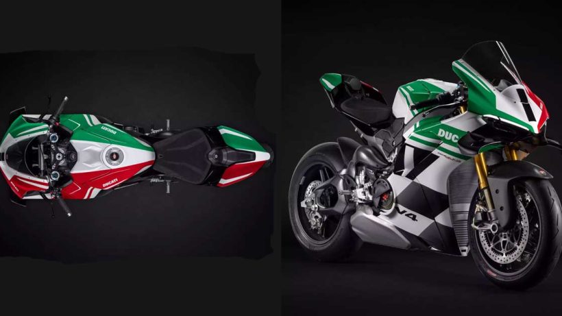 Ducati Panigale V4 Tricolore unveiled