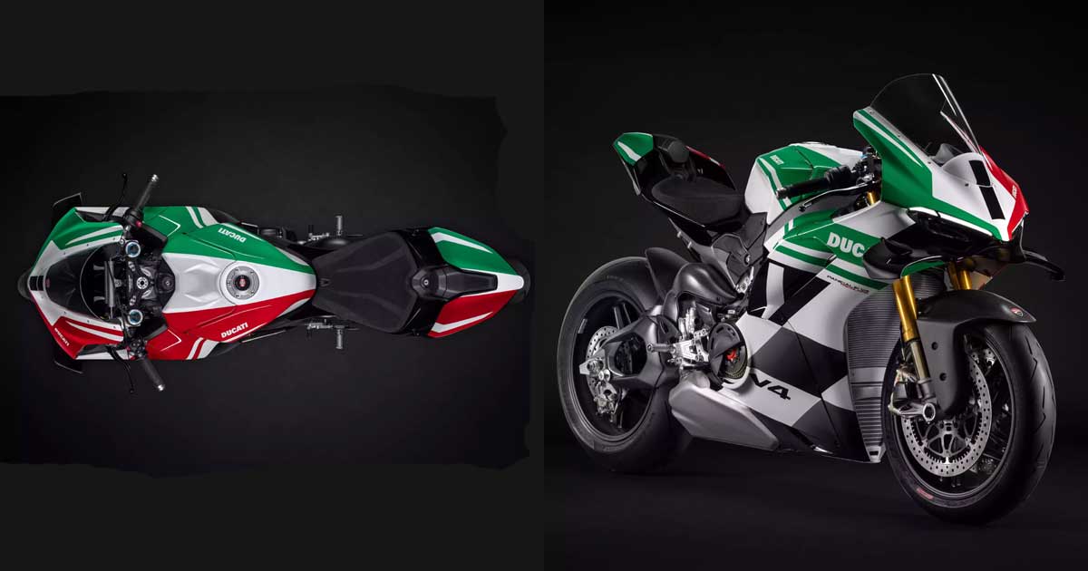 Ducati Panigale V4 Tricolore unveiled