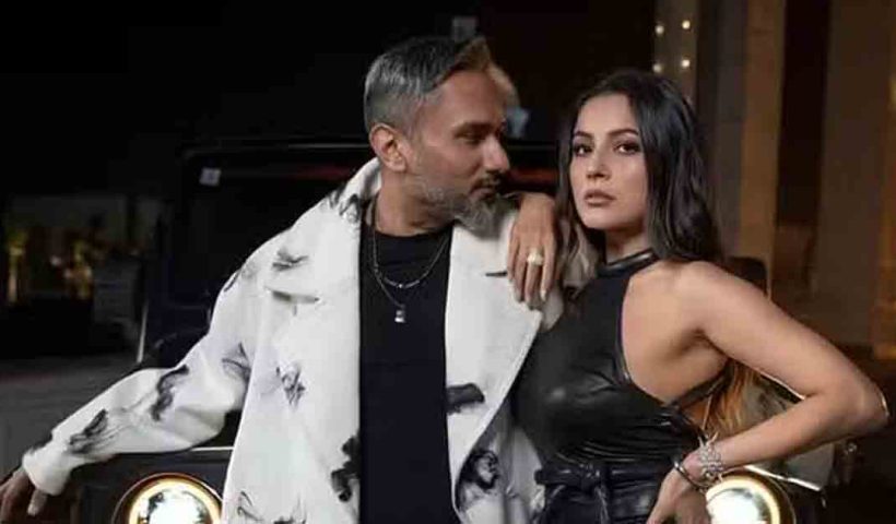 "Honey Singh Unveils New Song 'Shishe Wali Chunni' Featuring Shehnaaz Gill, Shares First Look"