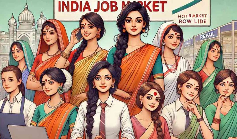 India Job Market Grow IT, Retail, Bengali hot womens