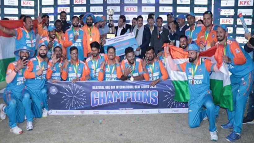 India emerge victorious in ODI Deaf cricket series against Sri Lanka