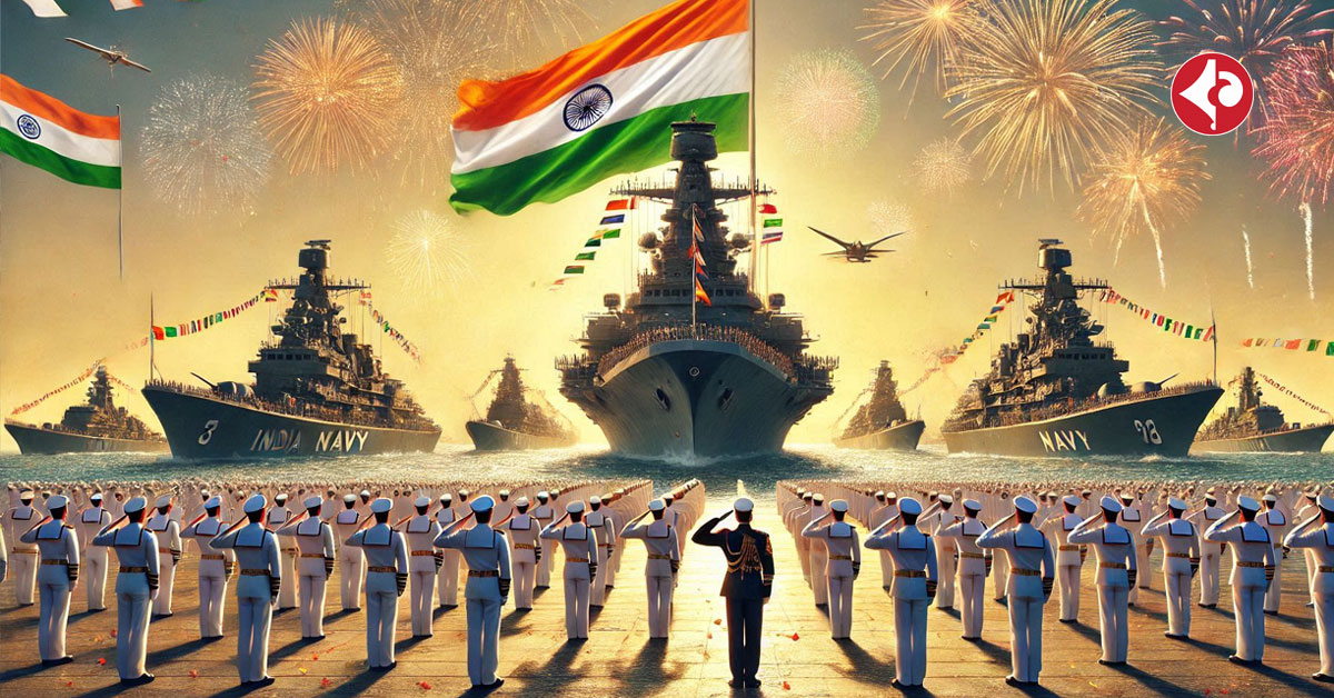 AI picture, Indian Navy Day 2024