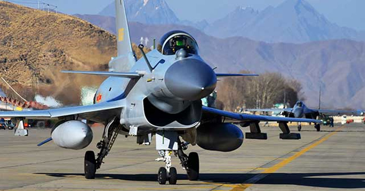 J-10C Chinese fighter jet