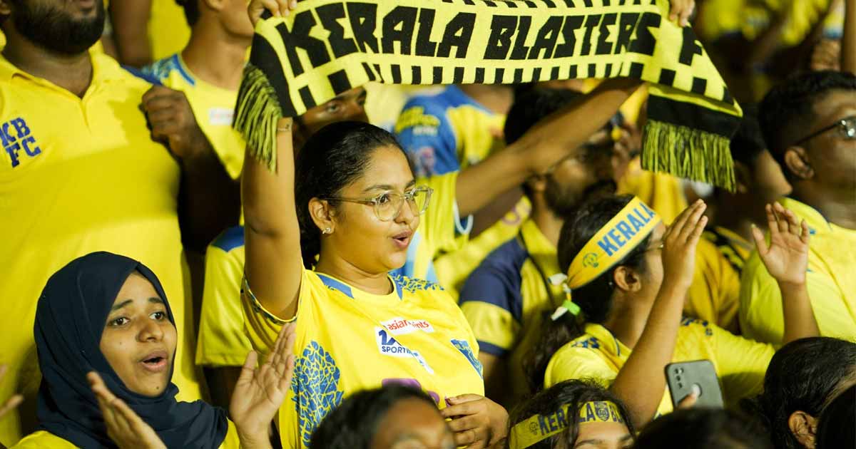 Kerala Blasters Fans girl