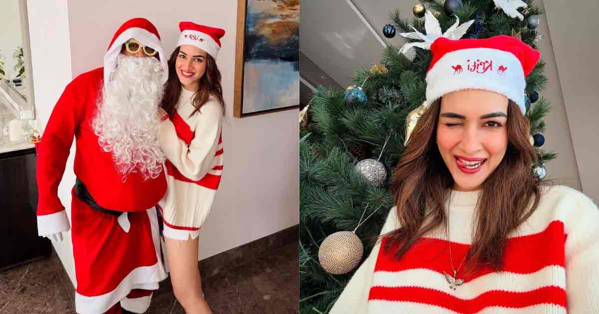 Kriti Sanon and Kabir Bahia's Christmas Celebration, But Santa Is the Real Star!