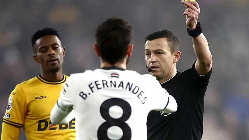 Man United Bruno Fernandes’ red card