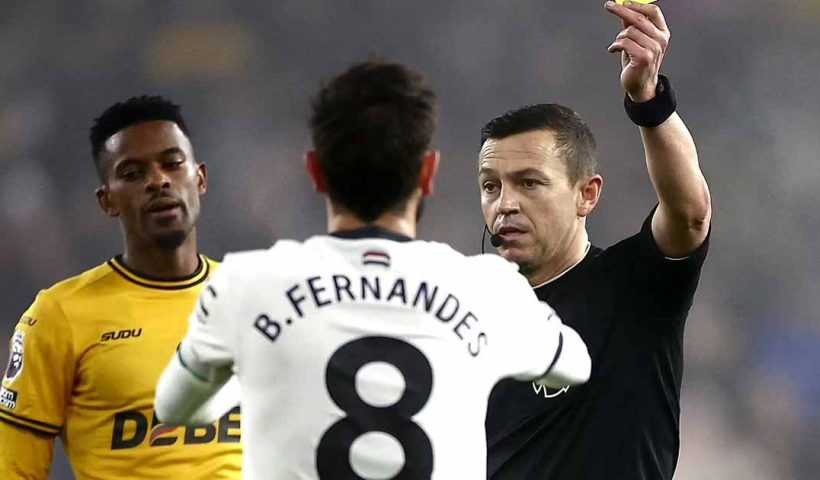 Man United Bruno Fernandes’ red card