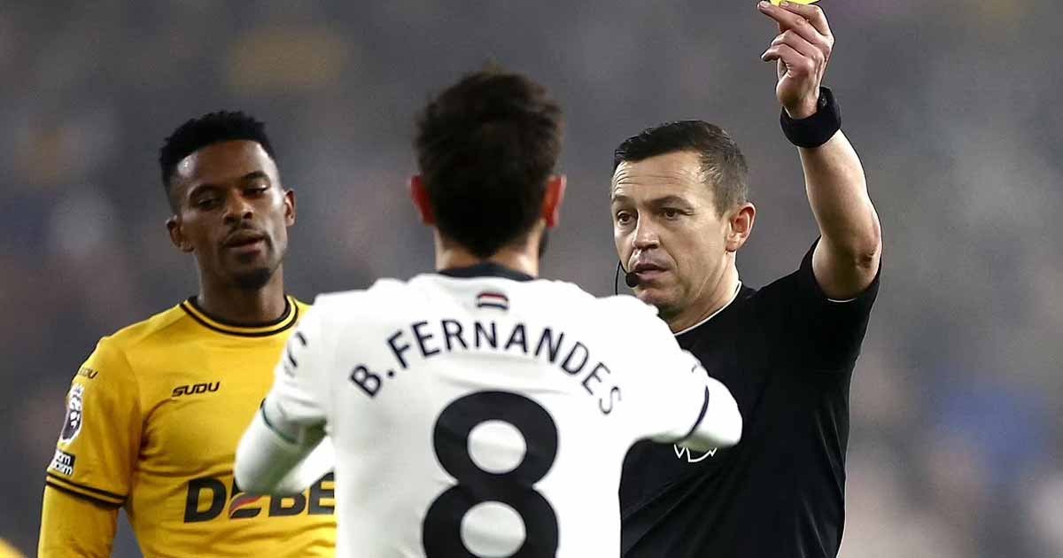 Man United Bruno Fernandes’ red card