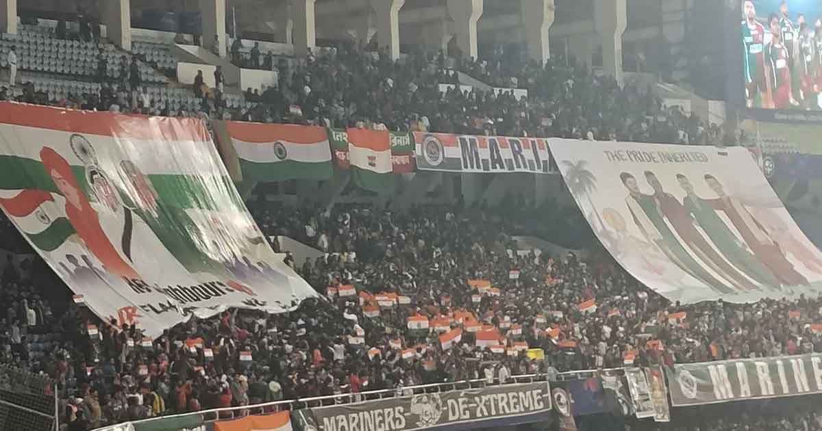 Mohun Bagan SG Fans Protest Against National Flag Disrespect