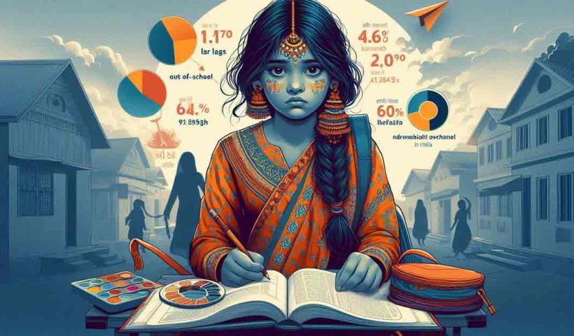 More than 11.70 lakh children are identified as out-of-school in India in 2024-25