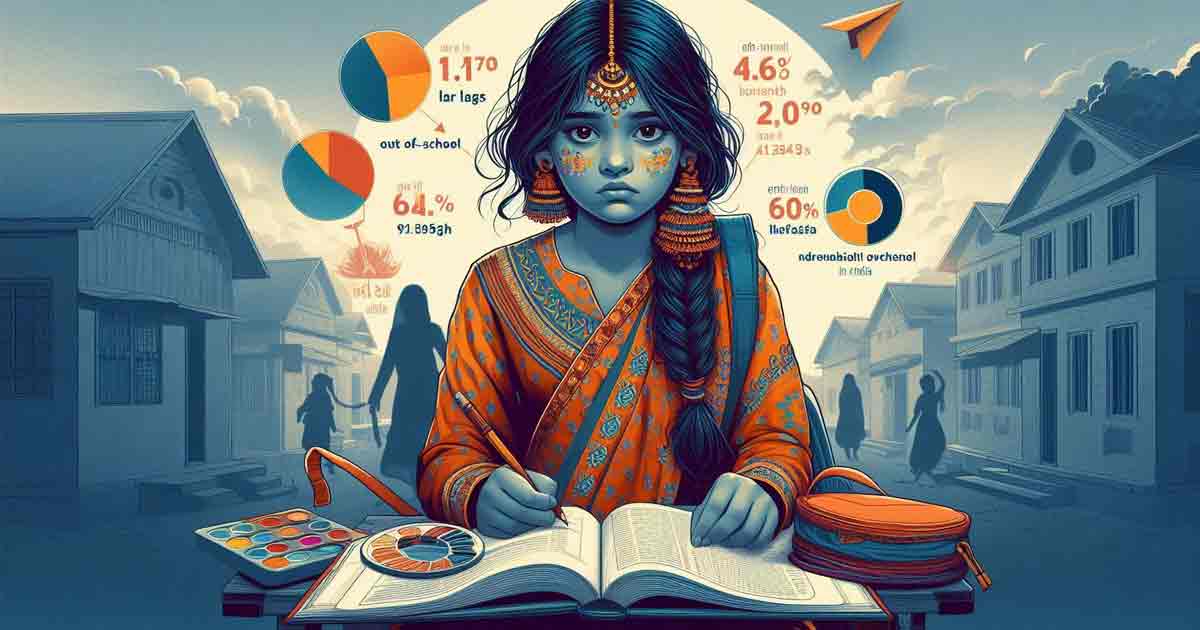 More than 11.70 lakh children are identified as out-of-school in India in 2024-25