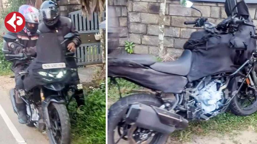 TVS Apache RTX 300 spied