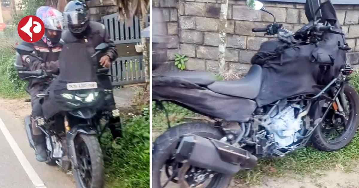 TVS Apache RTX 300 spied