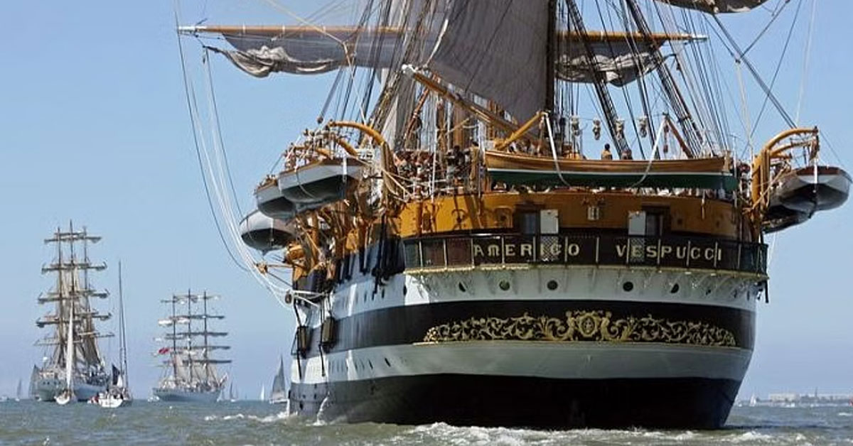 Italian Naval ship Amerigo Vespucci