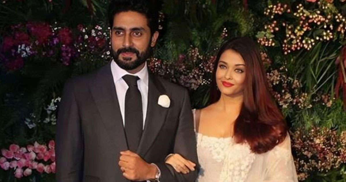 Abhishek Aishwarya pose together