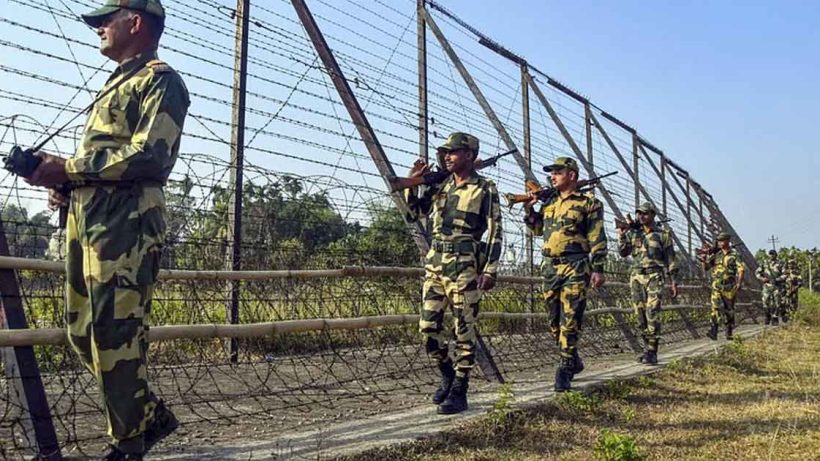 Bangladesh fires Pakistan made morter into Indian boder near dinhata of coochbehar district