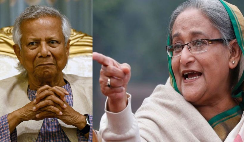 sheikh hasina accuses muhammad yunus