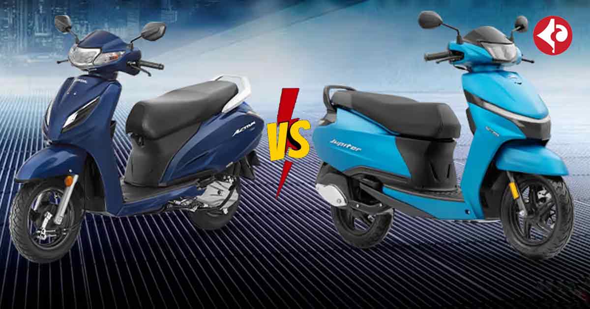 2025 Honda Activa VS TVS Jupiter Features Compared