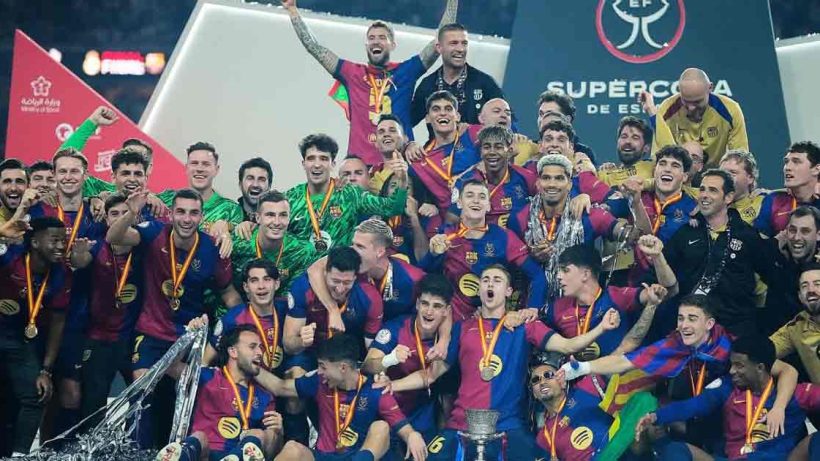 Barcelona Triumphs 5-2 Over Real Madrid to Win 14th Spanish Super Cup